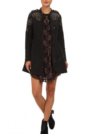 Free People Coat Embroidered Sergeant , Canada