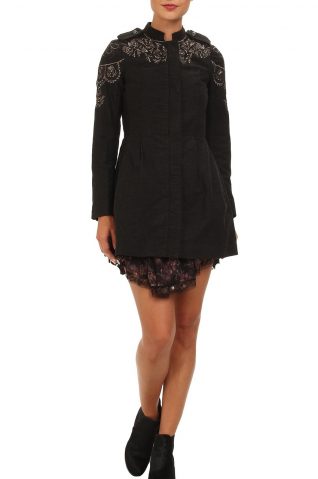 Free People Coat "Embroidered Sergeant"