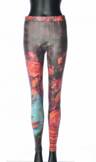 300 LC VOLT Design Legging IRIS, Black with Face