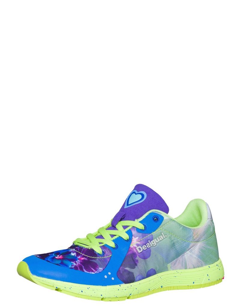 DESIGUAL Running Shoes "Airlia" 57DS1B8 Blue Floral