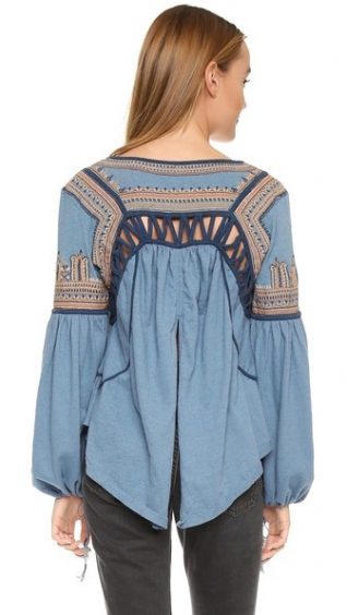 OB445182 Free People Snow Kisses Blouse, Canada