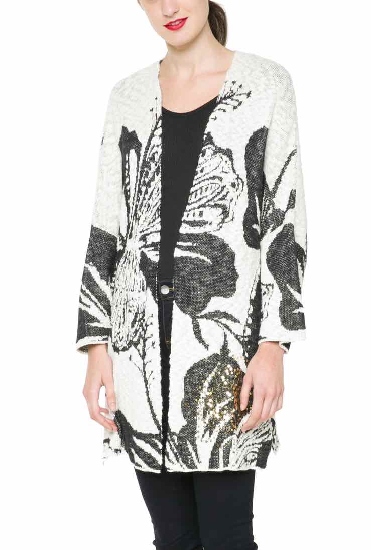 Desigual Cardigan MYCONOS 61J21J5 | Black and White