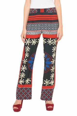 61P26M9_3007 Desigual Pants Mediterraneo, Summer Pants