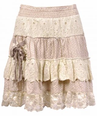 30247-FASavage Culture Skirt DANIELA, Beige