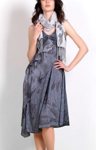 Classic Angels never die Dress UK S Black and brown drape JB006 main image 0