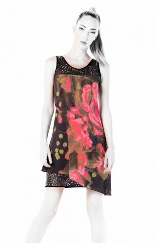 VOLT Asymmetric Dress 322 DAHLIA WB