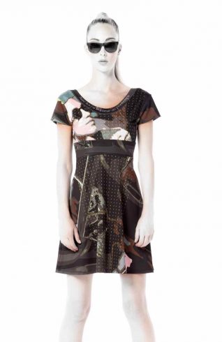 VOLT Dress SUN Reversed Back to Front