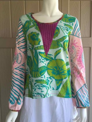 Custo Barcelona Top Fann Peachcok