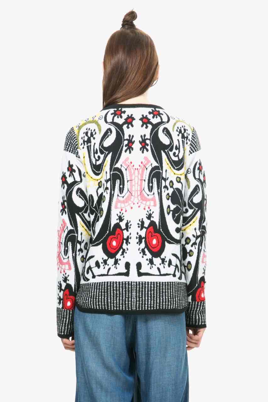 DESIGUAL Cardigan Vest LEONOR (white) 67J2LA8 by Lacroix | Buy Online