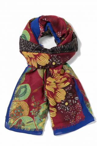 Desigual Tokyo Tales Rectange Scarf