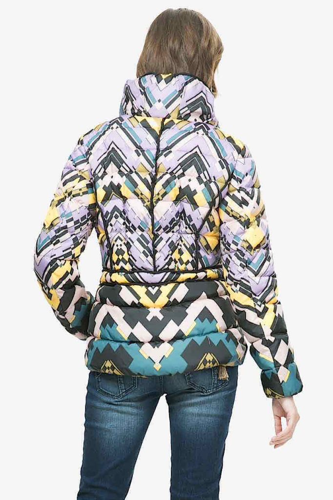 DESIGUAL Coat BLACK 67E2LB3 Lacroix Black Winter Jacket