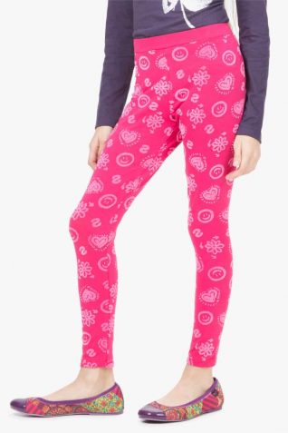 67K33J3_3022-Desigual Girl Legging Cross pink