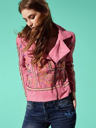 Desigual Pink Spring Jacket, 2017