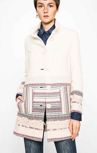 71E2YK9_1001 Desigual Coat Asha Buy Online