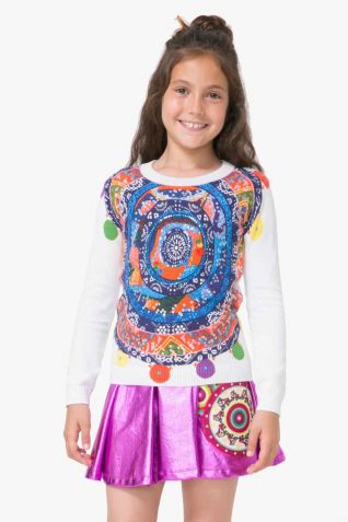 71J34E1_1000 Desigual Girl Sweater Adersen Buy Online