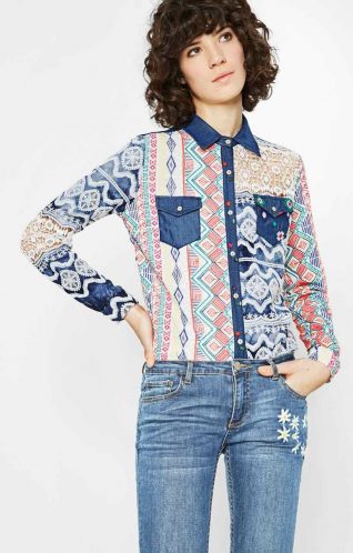 72C2EH7_1000 Desigual Shirt Mauricia Buy Online