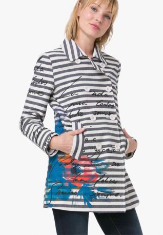 Desigual Jacket Mencia, stripes