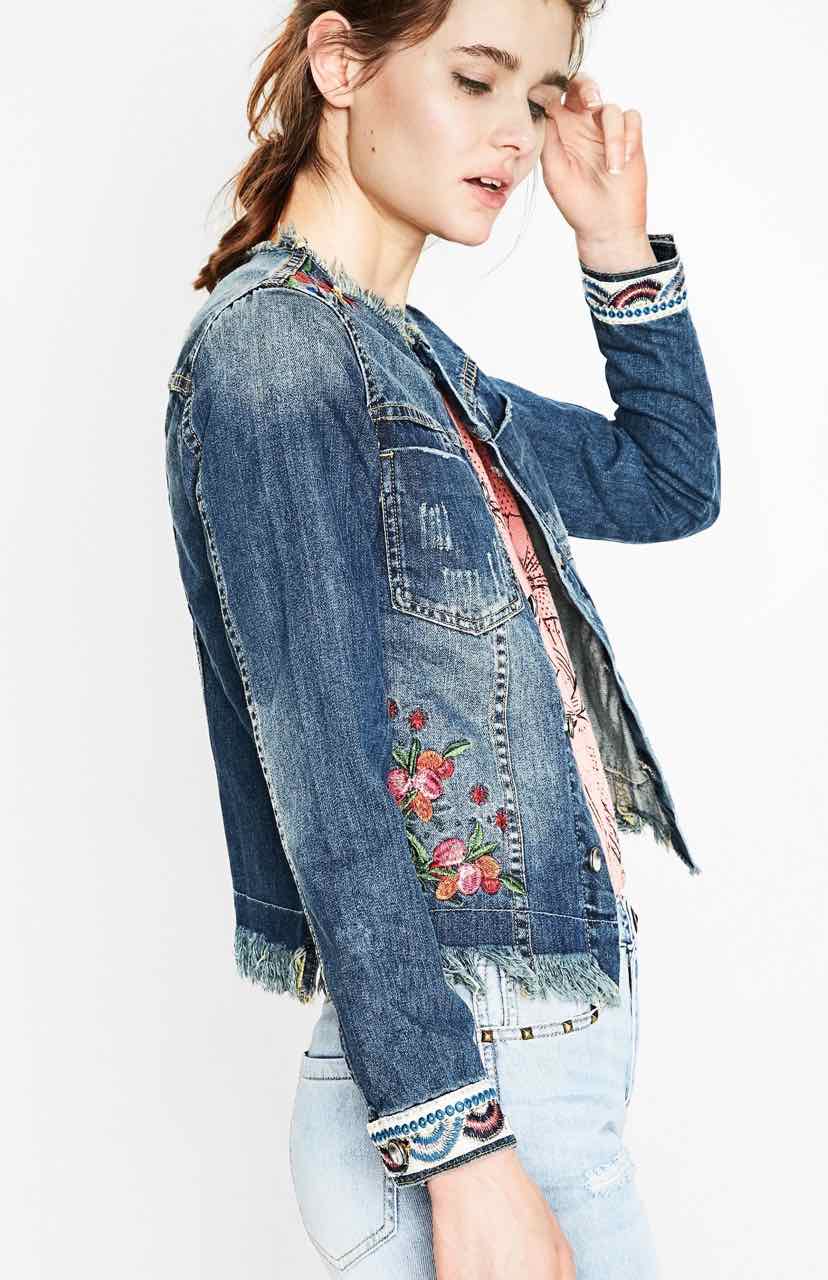 DESIGUAL Denim Jacket CUCA 17WWED40 | Canada US | Buy Online