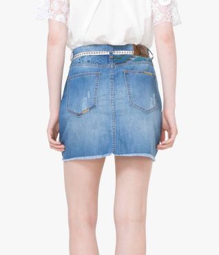 72F2JC5_5007 Desigual Denim Skirt Segovia Buy Online