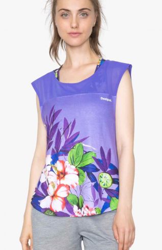 71T2SC6_3168 Desigual T-Shirt L T-S Sleeveless G Buy Online