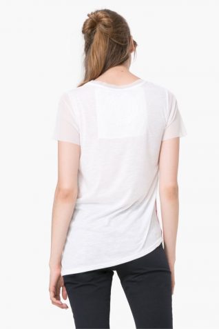 73T2EP9_1000 Desigual T-Shirt Asimetric Polynesia Buy Online