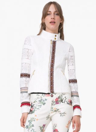 SALE☆Desigual ゆったり白ジャケット Desigual white coat - Fun Fashion Online Boutique