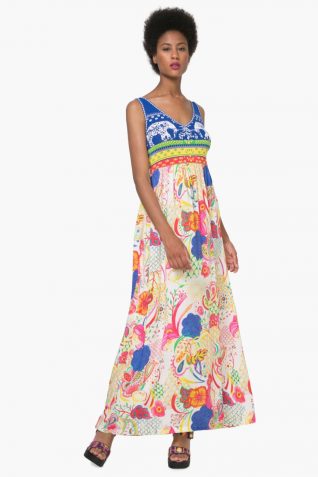 74V2EK4_5063 Desigual Summer Maxi Dress Quard Buy Online