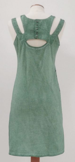 Angels Never Die Emerald Dress back