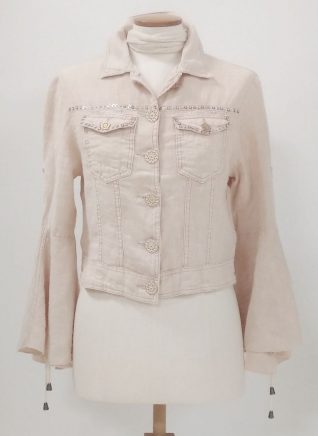 Angels Never Die Linen Jacket