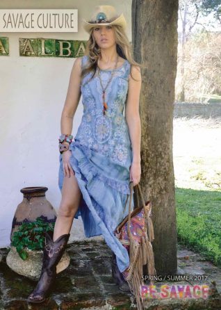 Savage Culture Blue Maxi Dress