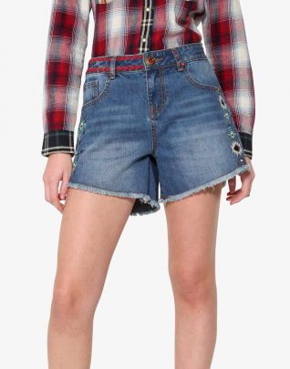 17WWDD13_5006 Desigual Denim Shorts Berta Buy Online