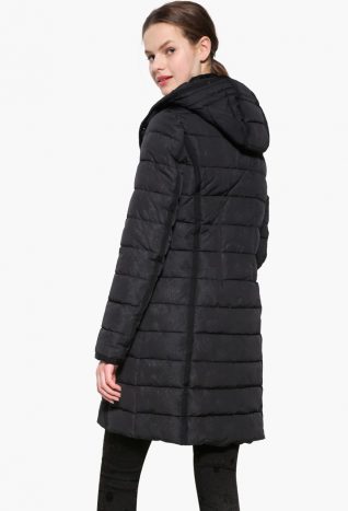 17WWEW47_2000 Desigual Coat Pisa Black Canada