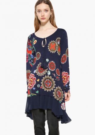 17WWJFF3_5001 Desigual Long Sweater Donovan Buy Online