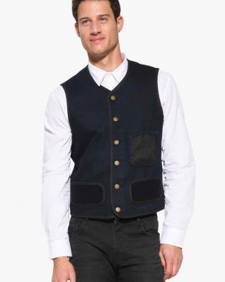 17WMEW59_5189 Desigual Men Vest Adri Buy Online
