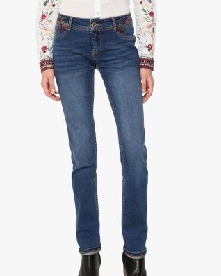 Desigual Jeans Refriposas Embroidery