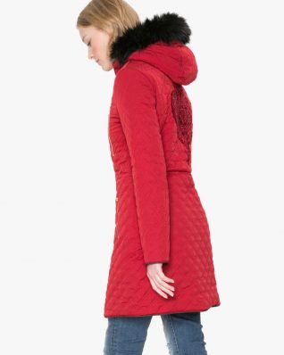 17WWEWH7_3007 Desigual Coat Azul Red