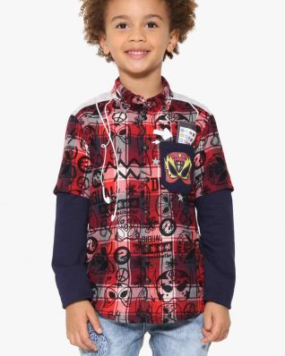 17WBCW01_3092 Desigual Boys Shirt Chow Buy Online