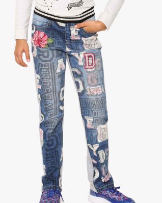 17WGDD15_5006 Desigual Girl Jeans Mallard Buy Online