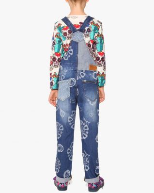 17WGDD17_5006 Desigual Girls Denim Overall Pubill Canada