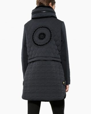 Desigual Long Jacket California Black