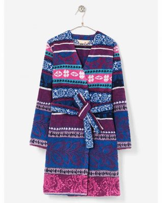 Desigual Jacquard Boho Jeans Bathrobe