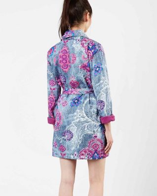 Desigual Boho Jeans Bathrobe, buy online