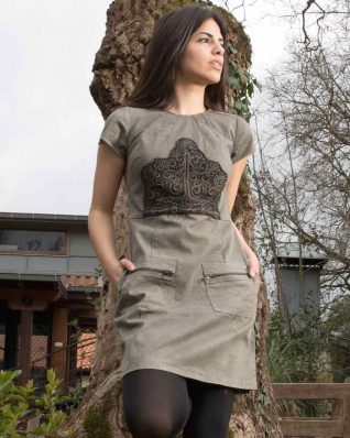 Savage Culture Khaki Dress