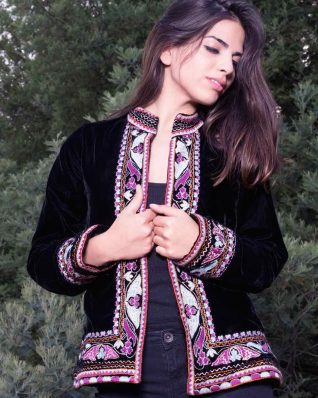 Savage Culture Jacket with Embroidery