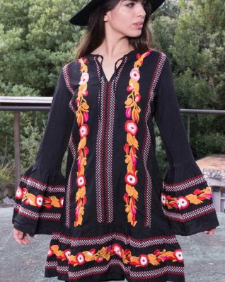 Savage Culture Dress with Embroidery