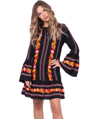 33351 Savage Culture Dress Sara Embroidered