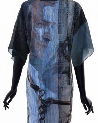 VOLT Chiffon Dresses Black Blue