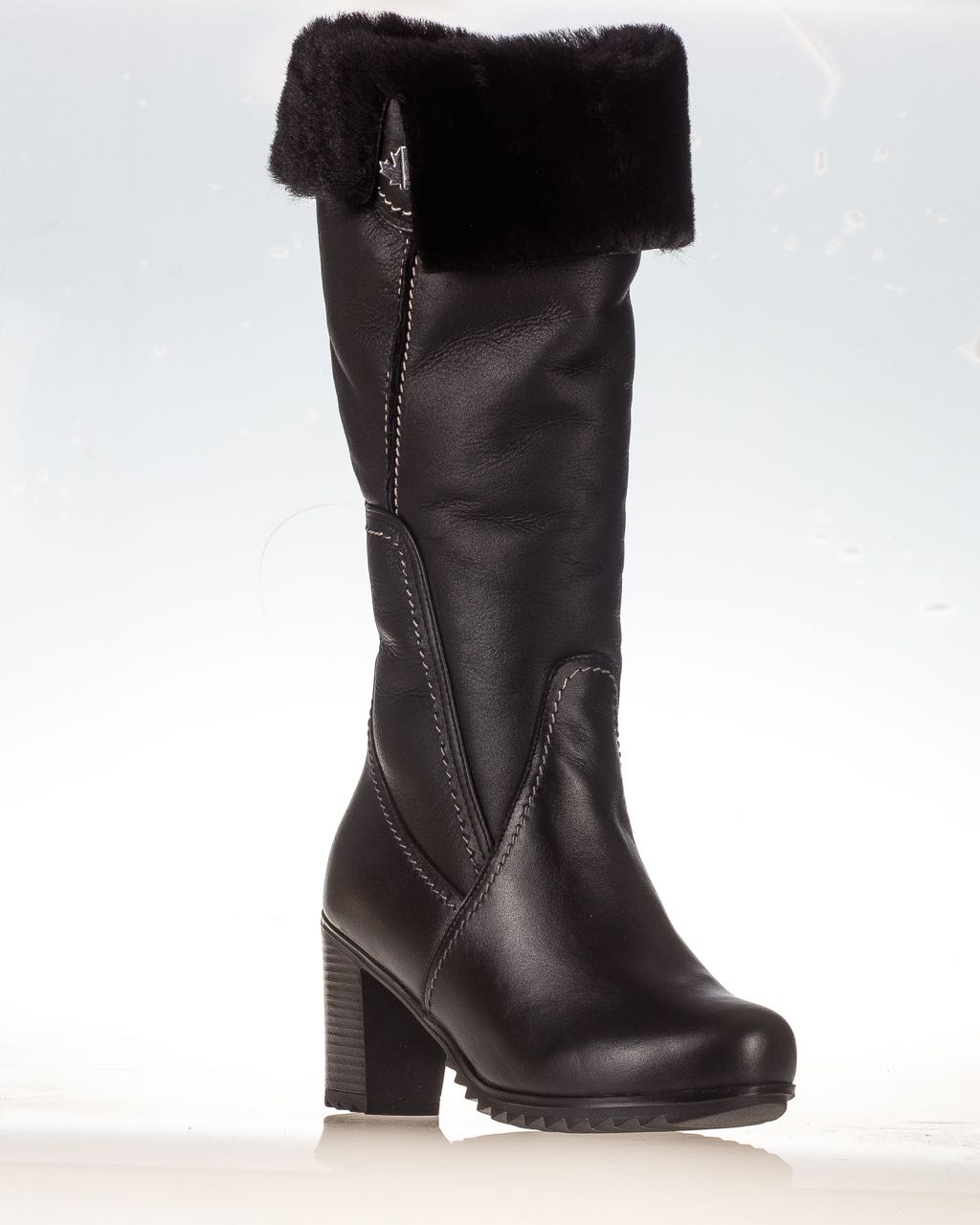 Pajar Leather Boots RIVIERA Black 