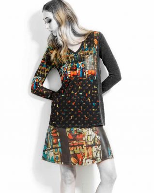 VOLT Notre Dame Skirt and Pullover