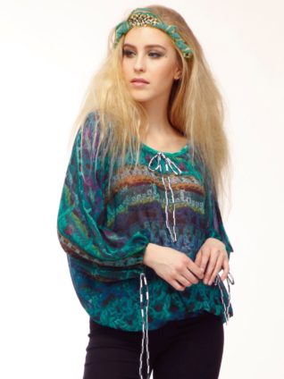 IPNG Blouse Purple "Knitology" (One Size)